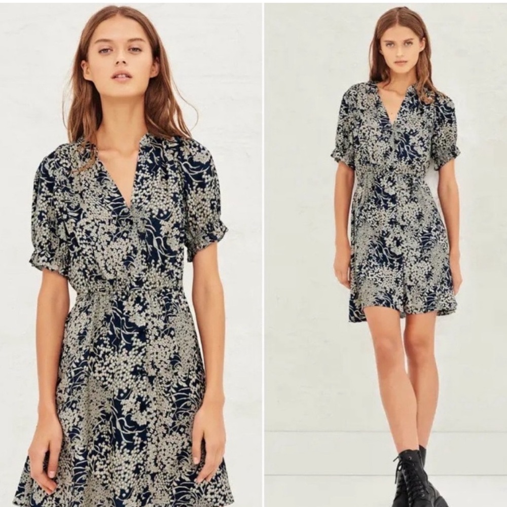 Ba&sh Bash Maia Floral-Print Mini Dress